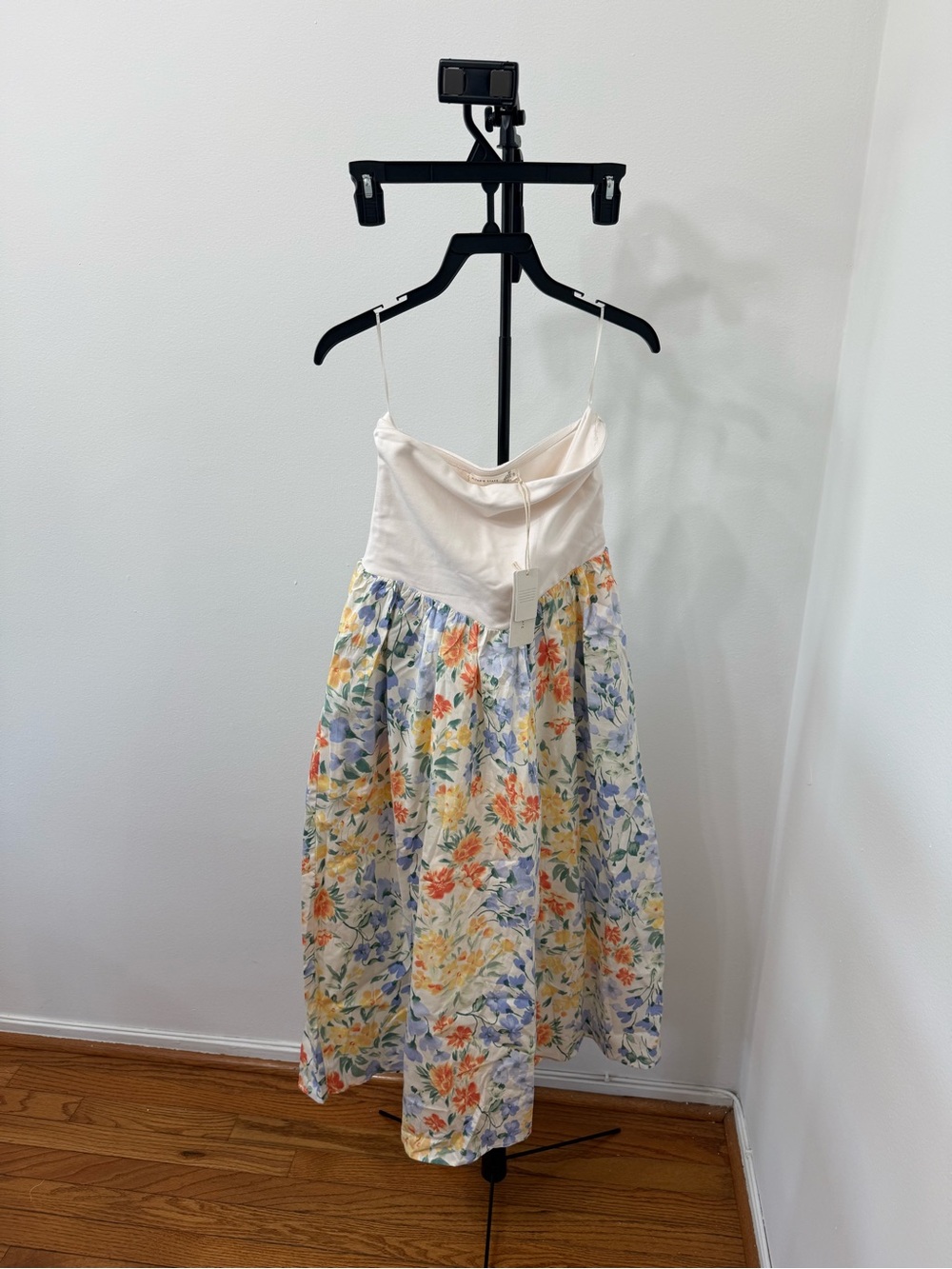 Altar'd State Cream Bodice with Pastel Floral Skirt - Picture 4 of 6